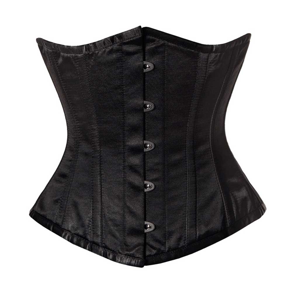 Attitude Corsets - Faëlándel Underbust korset - Zwart